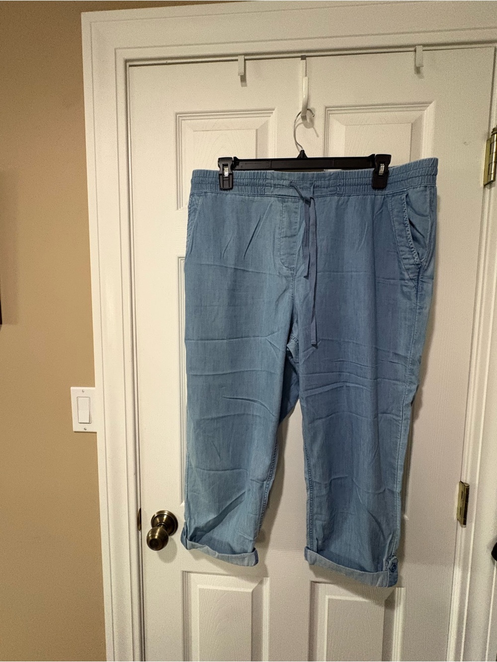 Talbots Light Blue Women's Casual Drawstring Shorts